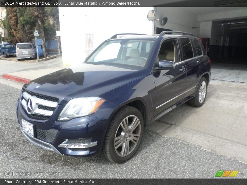 Lunar Blue Metallic / Almond Beige/Mocha 2014 Mercedes-Benz GLK 350