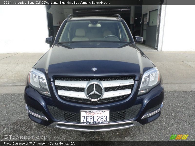 Lunar Blue Metallic / Almond Beige/Mocha 2014 Mercedes-Benz GLK 350