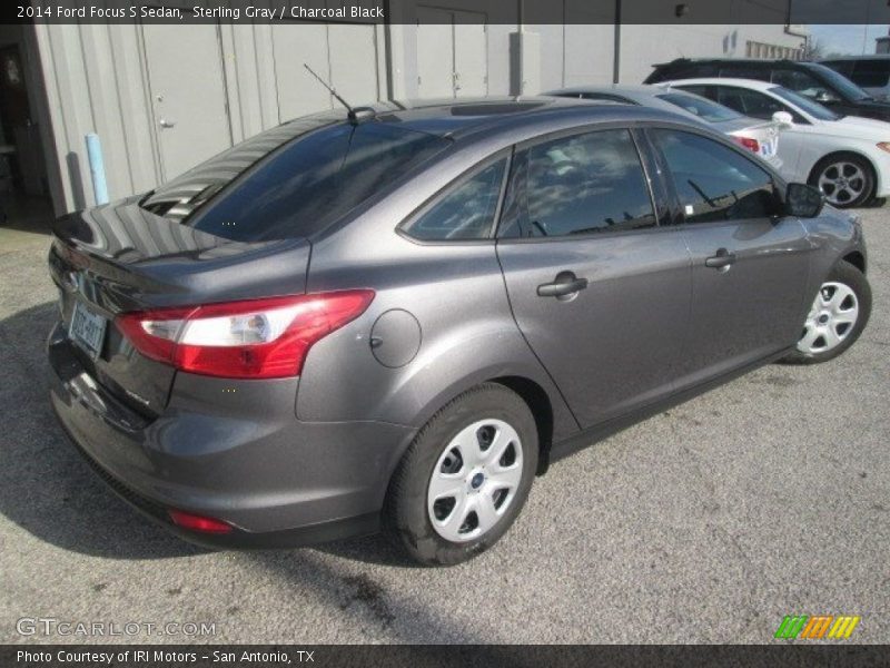 Sterling Gray / Charcoal Black 2014 Ford Focus S Sedan