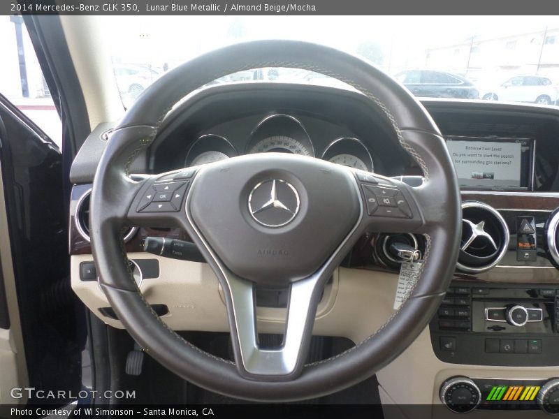 Lunar Blue Metallic / Almond Beige/Mocha 2014 Mercedes-Benz GLK 350