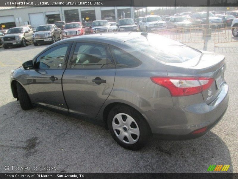 Sterling Gray / Charcoal Black 2014 Ford Focus S Sedan