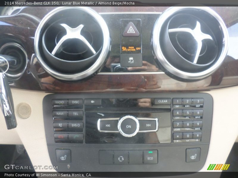 Lunar Blue Metallic / Almond Beige/Mocha 2014 Mercedes-Benz GLK 350