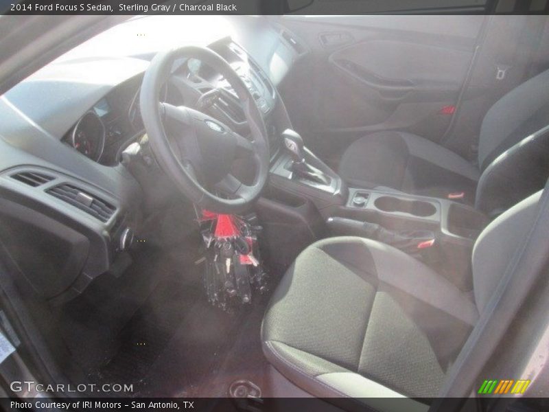 Sterling Gray / Charcoal Black 2014 Ford Focus S Sedan