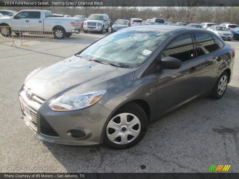 Sterling Gray / Charcoal Black 2014 Ford Focus S Sedan