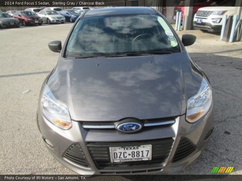 Sterling Gray / Charcoal Black 2014 Ford Focus S Sedan