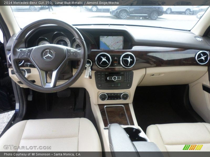 Lunar Blue Metallic / Almond Beige/Mocha 2014 Mercedes-Benz GLK 350