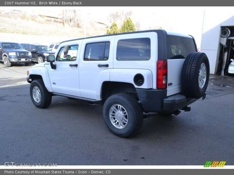 Birch White / Ebony Black 2007 Hummer H3