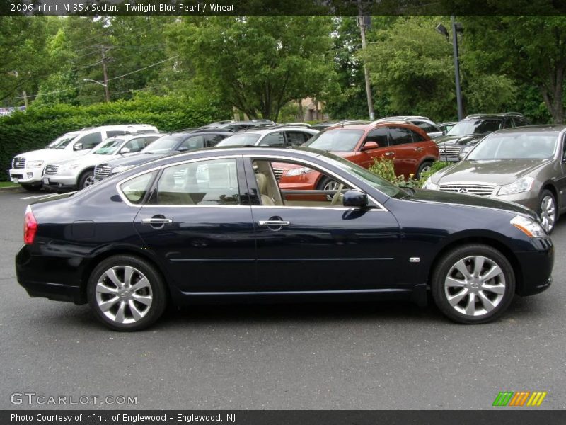 Twilight Blue Pearl / Wheat 2006 Infiniti M 35x Sedan