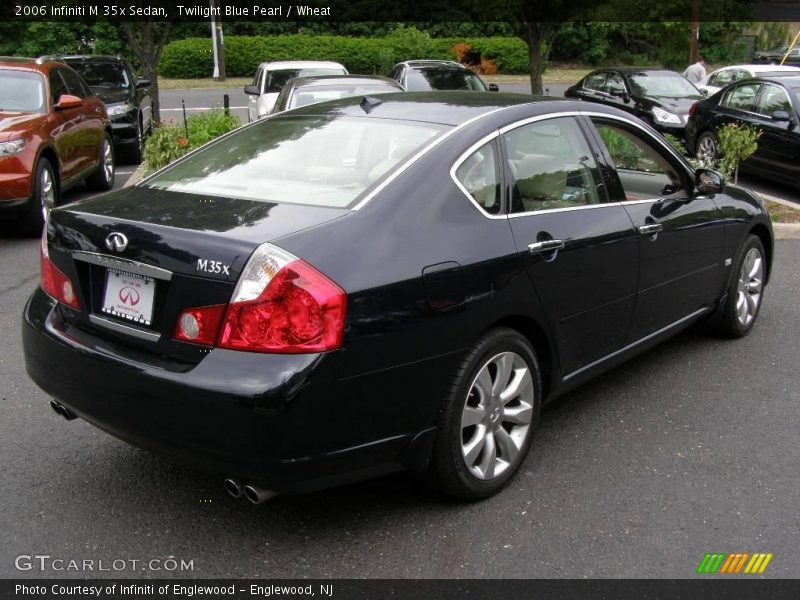 Twilight Blue Pearl / Wheat 2006 Infiniti M 35x Sedan