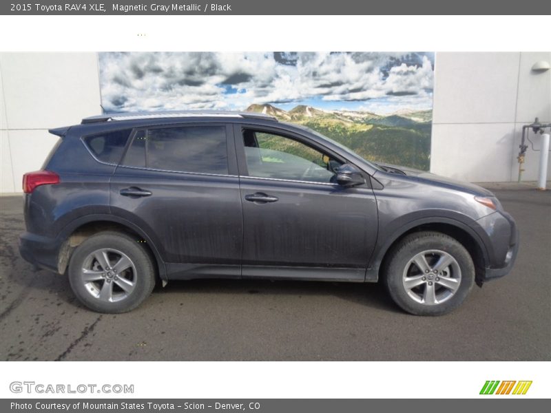Magnetic Gray Metallic / Black 2015 Toyota RAV4 XLE