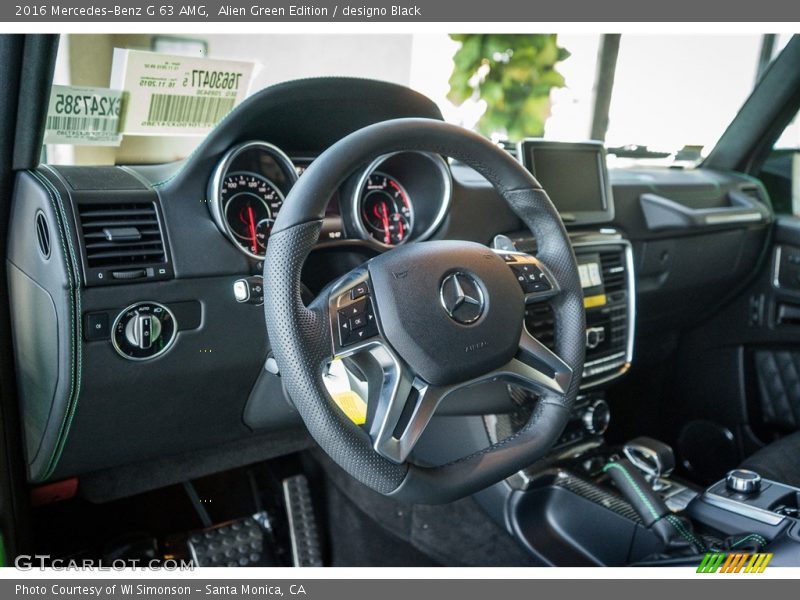 Dashboard of 2016 G 63 AMG