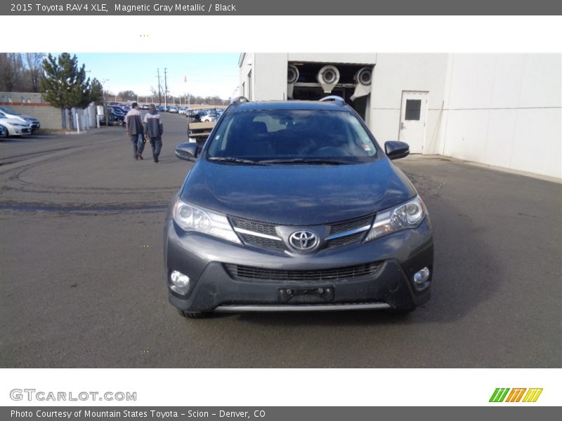 Magnetic Gray Metallic / Black 2015 Toyota RAV4 XLE