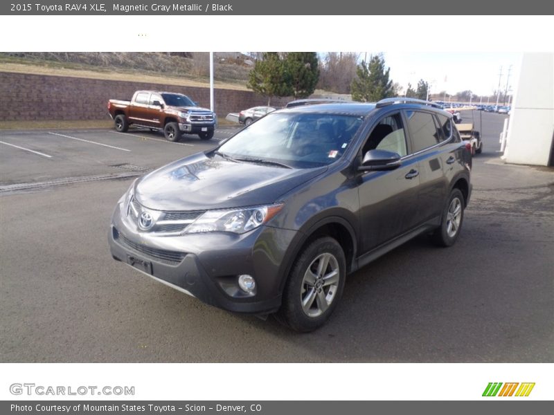 Magnetic Gray Metallic / Black 2015 Toyota RAV4 XLE
