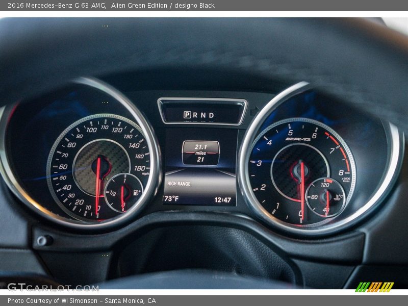  2016 G 63 AMG 63 AMG Gauges