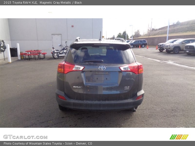 Magnetic Gray Metallic / Black 2015 Toyota RAV4 XLE