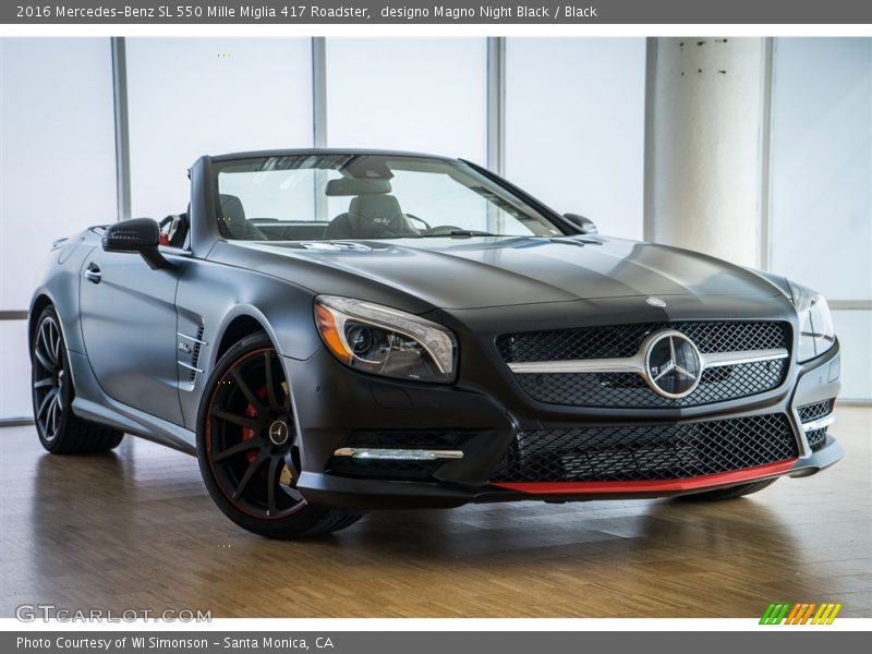 Front 3/4 View of 2016 SL 550 Mille Miglia 417 Roadster