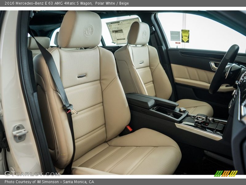 Front Seat of 2016 E 63 AMG 4Matic S Wagon