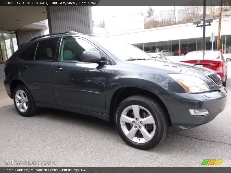 Flint Gray Mica / Light Gray 2005 Lexus RX 330 AWD