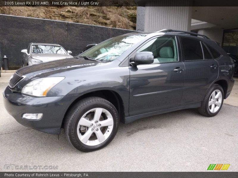 Flint Gray Mica / Light Gray 2005 Lexus RX 330 AWD