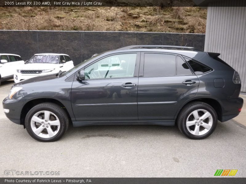 Flint Gray Mica / Light Gray 2005 Lexus RX 330 AWD
