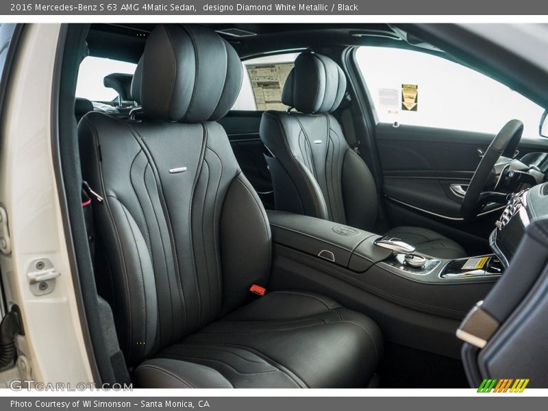 Front Seat of 2016 S 63 AMG 4Matic Sedan