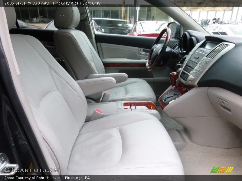 Flint Gray Mica / Light Gray 2005 Lexus RX 330 AWD