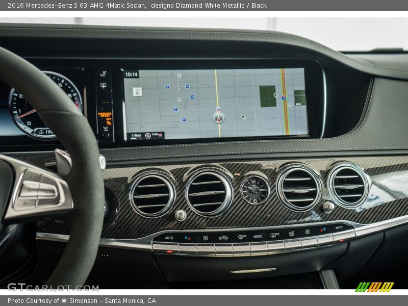 Navigation of 2016 S 63 AMG 4Matic Sedan