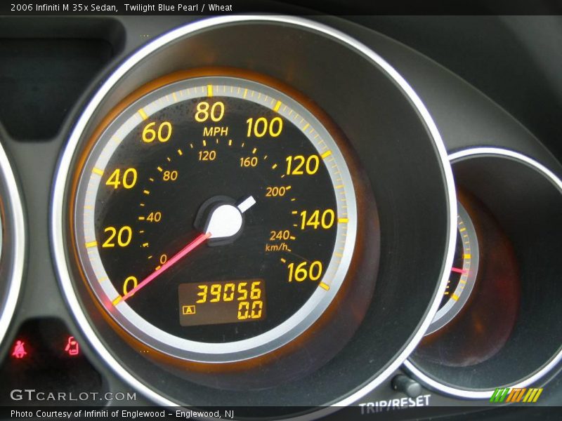 Twilight Blue Pearl / Wheat 2006 Infiniti M 35x Sedan