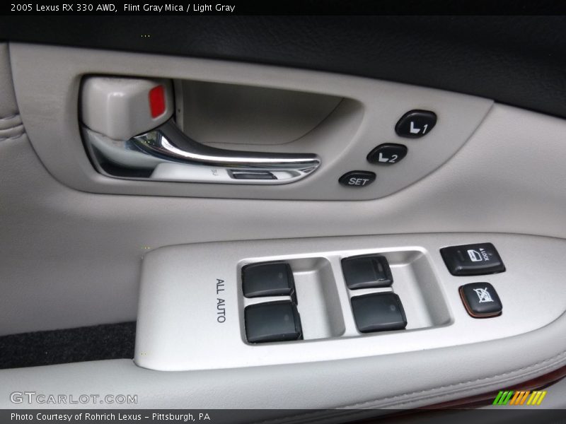 Flint Gray Mica / Light Gray 2005 Lexus RX 330 AWD