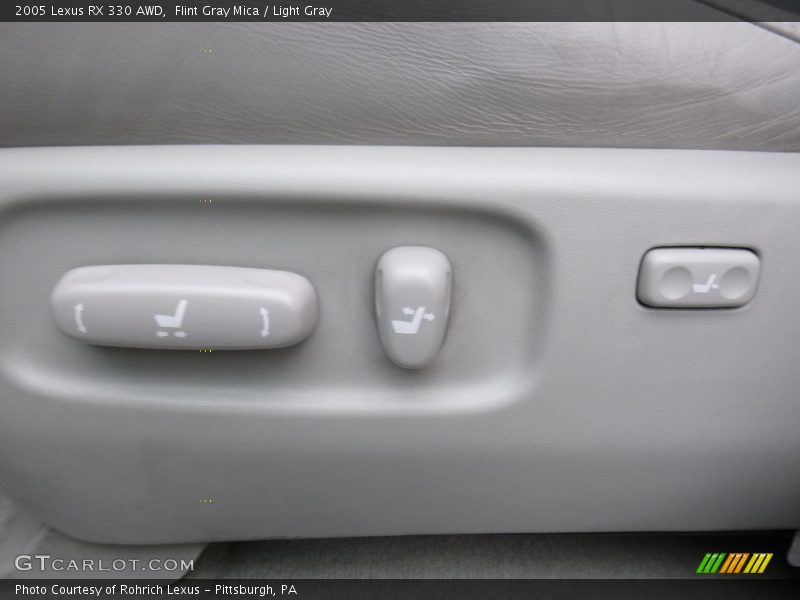 Flint Gray Mica / Light Gray 2005 Lexus RX 330 AWD