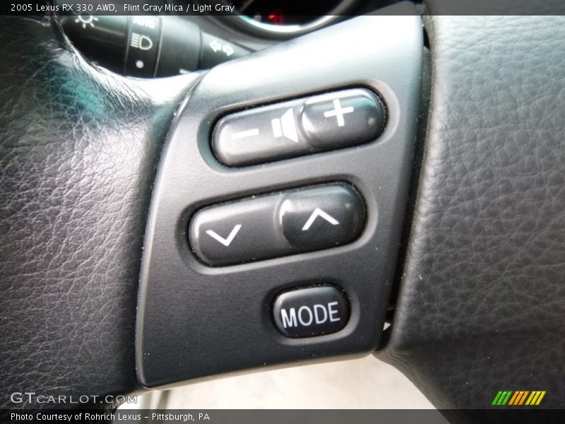 Flint Gray Mica / Light Gray 2005 Lexus RX 330 AWD