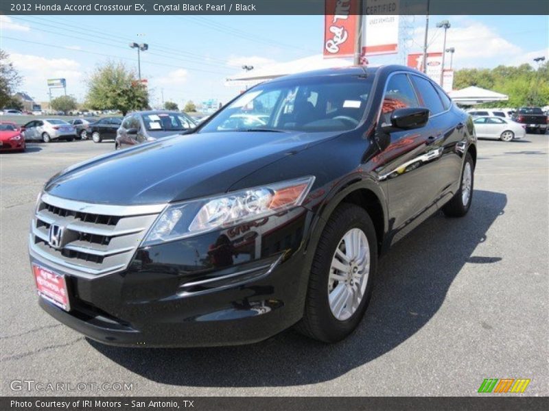 Crystal Black Pearl / Black 2012 Honda Accord Crosstour EX