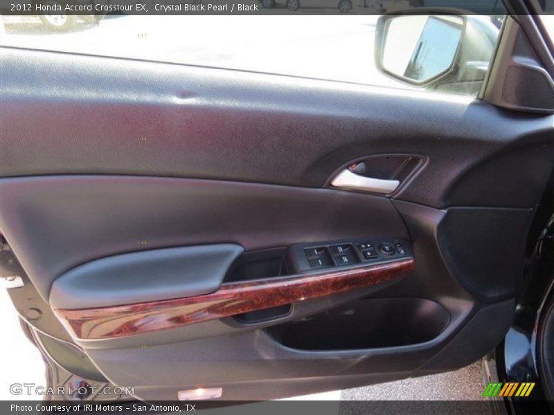 Crystal Black Pearl / Black 2012 Honda Accord Crosstour EX