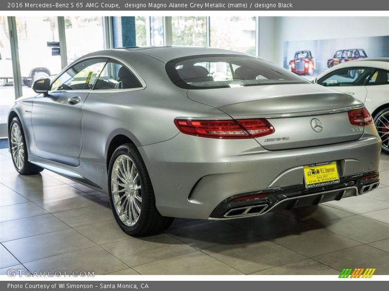 designo Magno Alanite Grey Metallic (matte) / designo Black 2016 Mercedes-Benz S 65 AMG Coupe