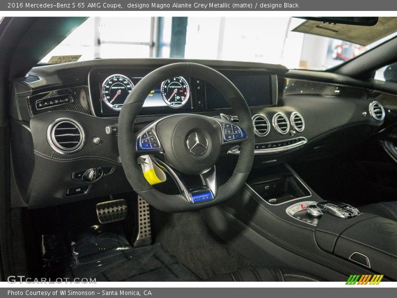designo Magno Alanite Grey Metallic (matte) / designo Black 2016 Mercedes-Benz S 65 AMG Coupe