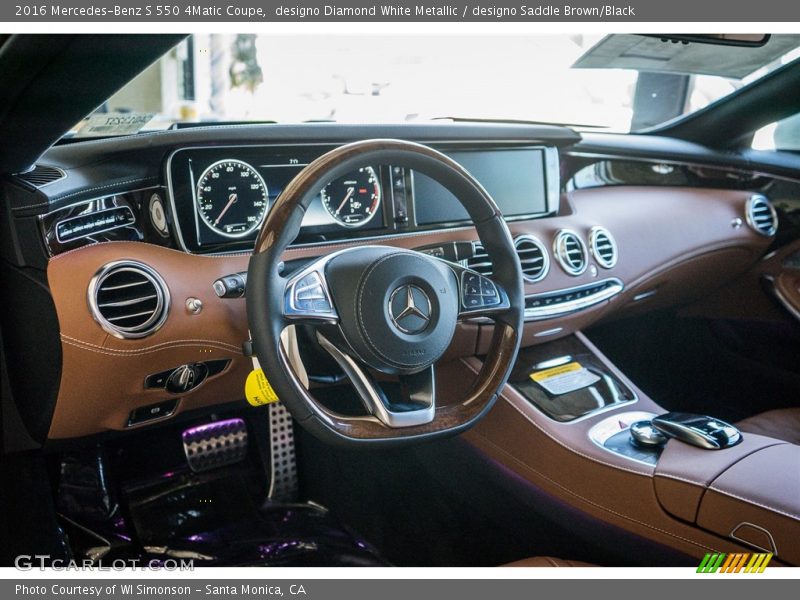 Dashboard of 2016 S 550 4Matic Coupe