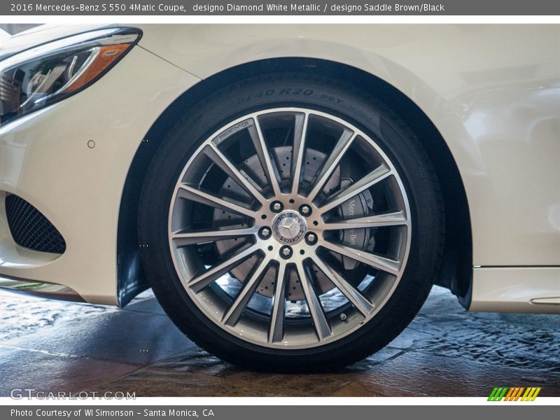  2016 S 550 4Matic Coupe Wheel