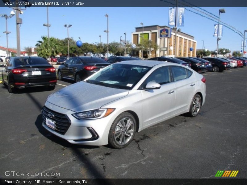 Silver / Gray 2017 Hyundai Elantra Limited