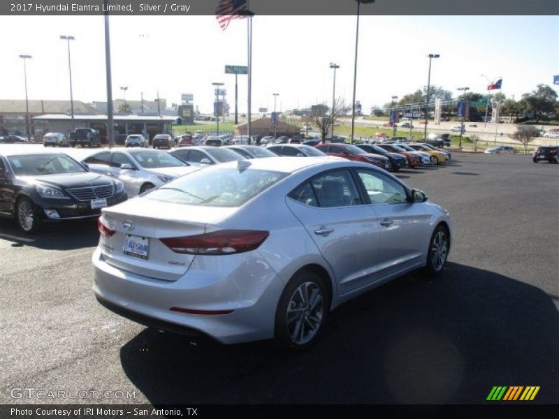 Silver / Gray 2017 Hyundai Elantra Limited
