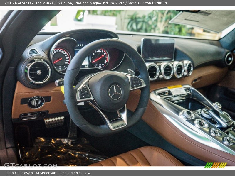 Saddle Brown Exclusive Interior - 2016 AMG GT S Coupe 