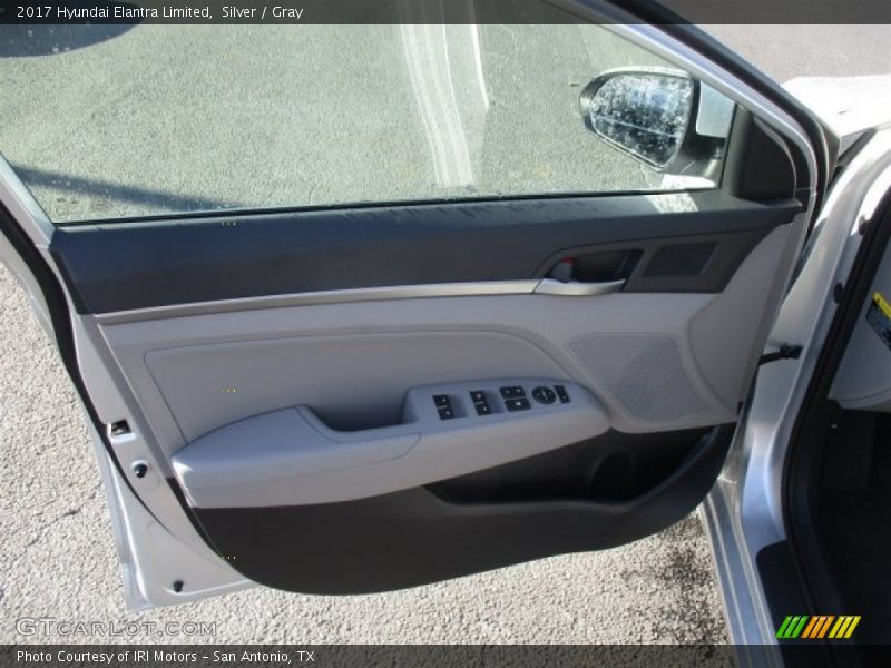 Silver / Gray 2017 Hyundai Elantra Limited