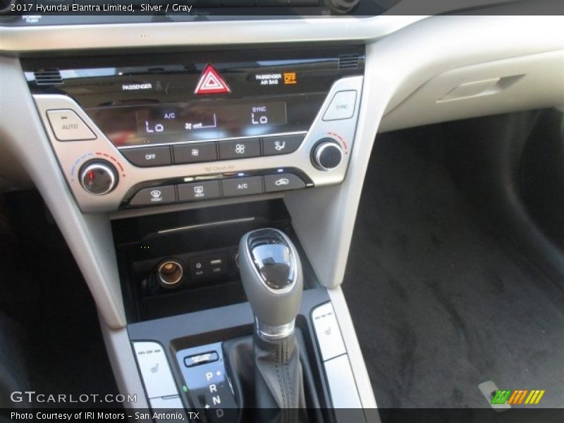 Silver / Gray 2017 Hyundai Elantra Limited