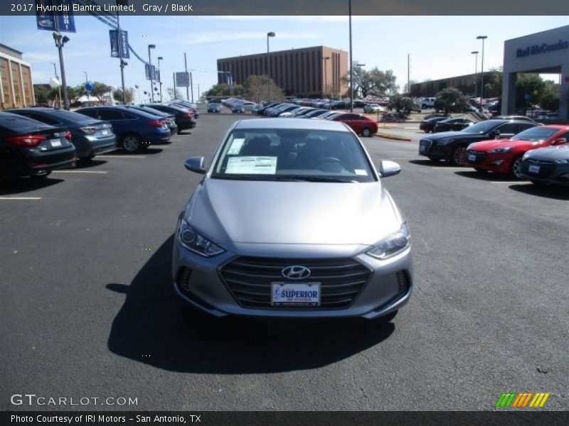 Gray / Black 2017 Hyundai Elantra Limited