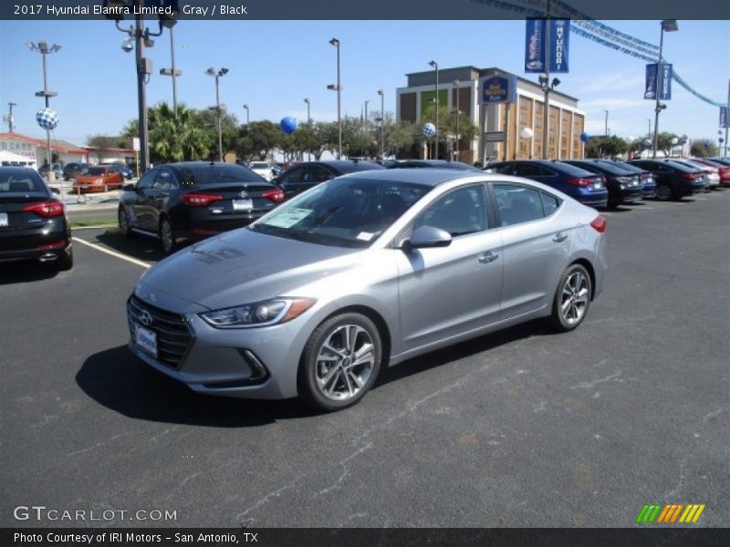 Gray / Black 2017 Hyundai Elantra Limited