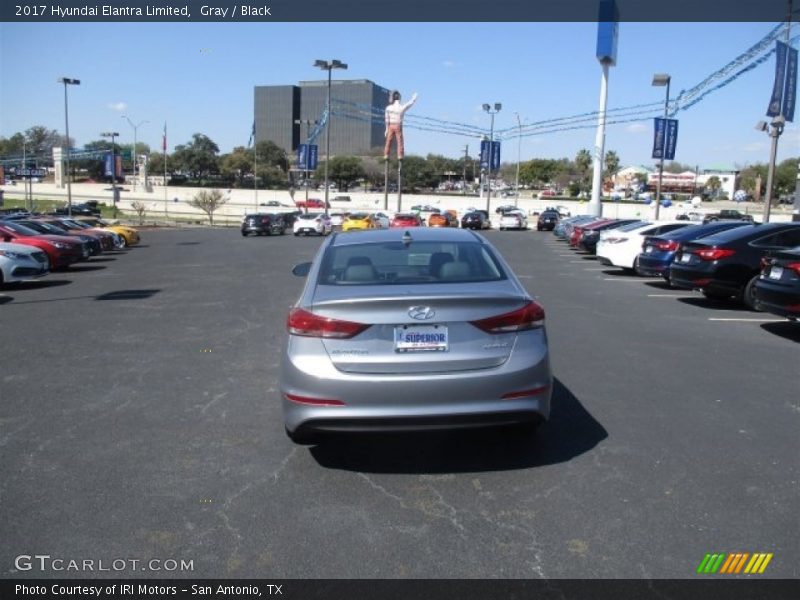 Gray / Black 2017 Hyundai Elantra Limited