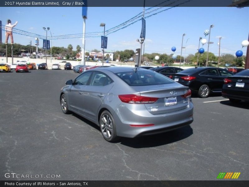 Gray / Black 2017 Hyundai Elantra Limited