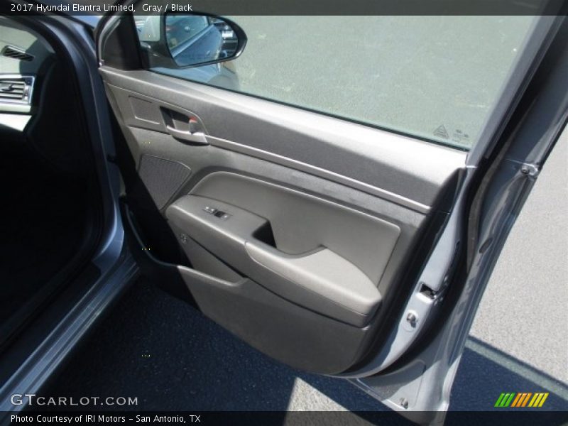 Gray / Black 2017 Hyundai Elantra Limited