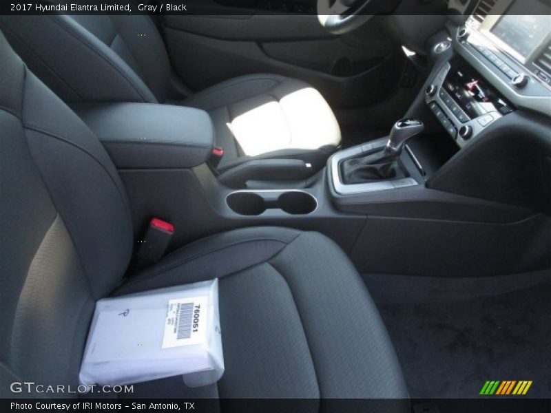 Gray / Black 2017 Hyundai Elantra Limited