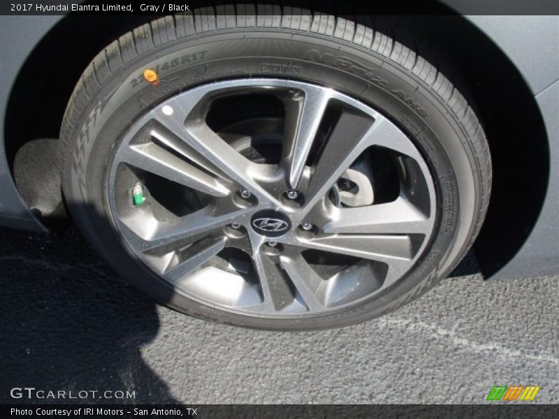 Gray / Black 2017 Hyundai Elantra Limited
