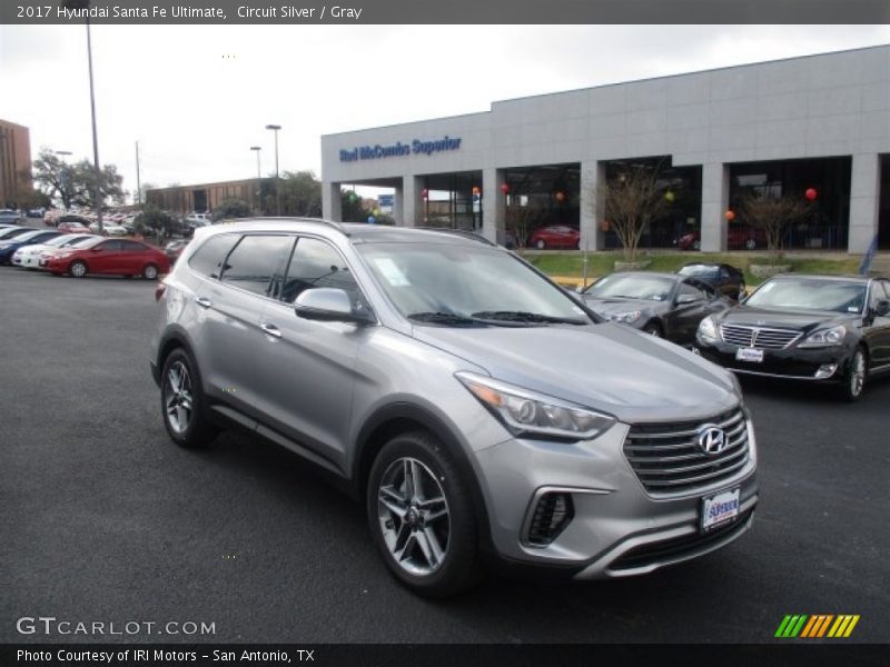 Circuit Silver / Gray 2017 Hyundai Santa Fe Ultimate